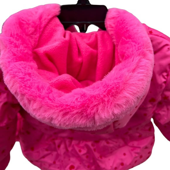 Rothschild - Flocked Peplum hooded jacket with mittens - 24 months - Picture 6 of 9